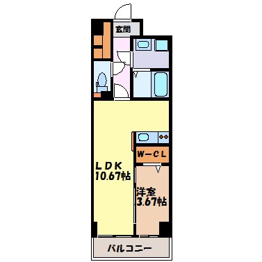 Ｓ-ＦＯＲＴ北千種 間取り図