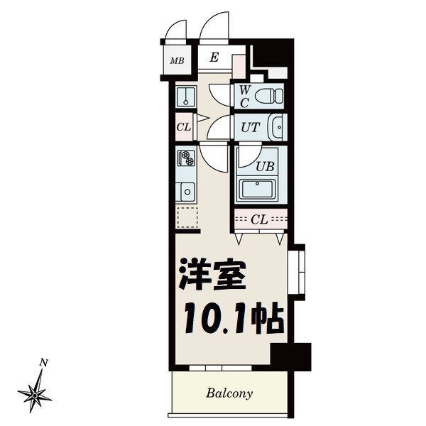 ノヴェル新栄 間取り図