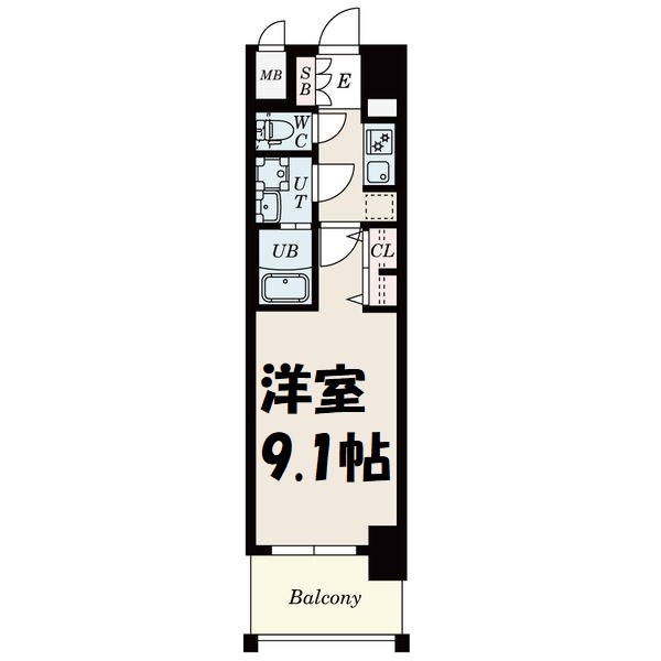 S-RESIDENCE鶴舞Ⅱ 間取り図