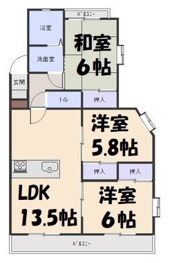 グランドメゾン菊坂 間取り図