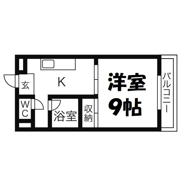 シティハイツ名城Ⅱ 間取り図