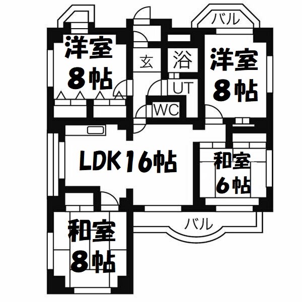 ハートイン戸田町 間取り図