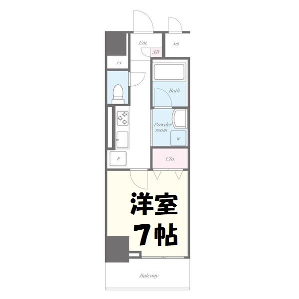 ラ・プレス新栄 間取り図