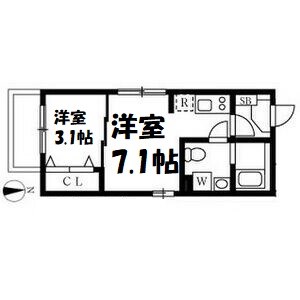 ハーモニーテラス山田西町 間取り図