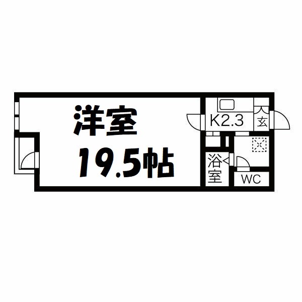 アソシエ東別院 間取り図