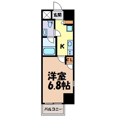 エルザビル名古屋駅前 間取り図