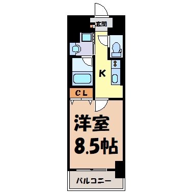 エスカルコート 間取り図