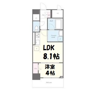 ラ・プレス新栄 間取り図