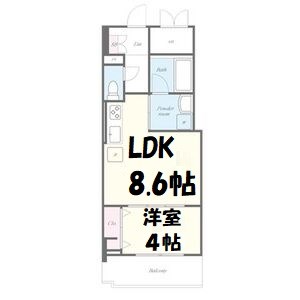 ラ・プレス新栄 間取り図