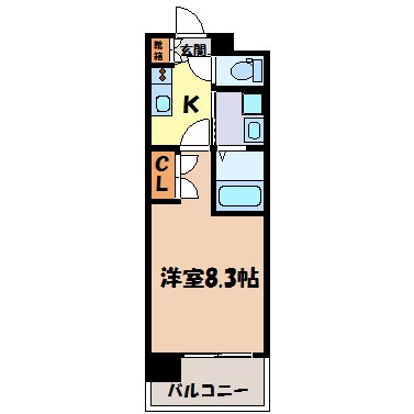 パルティール黒川 間取り図