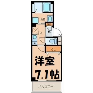 ラフィーネ志賀本通 間取り図