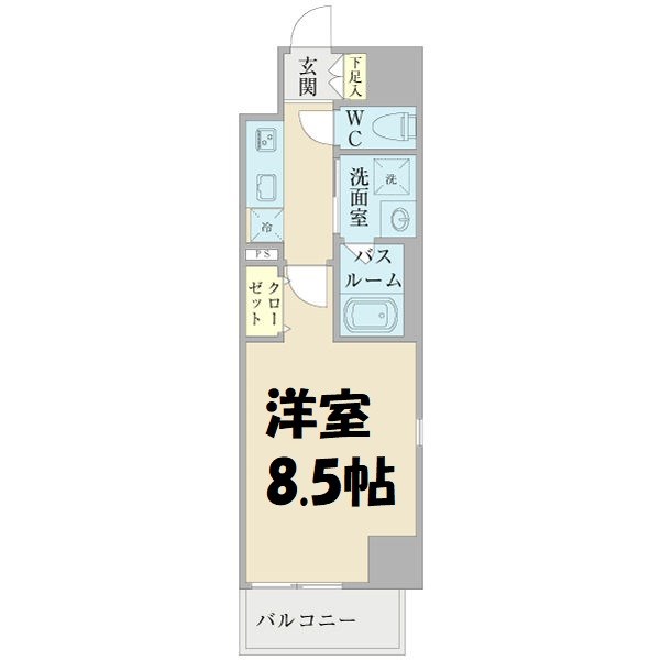 プランドール那古野 間取り図