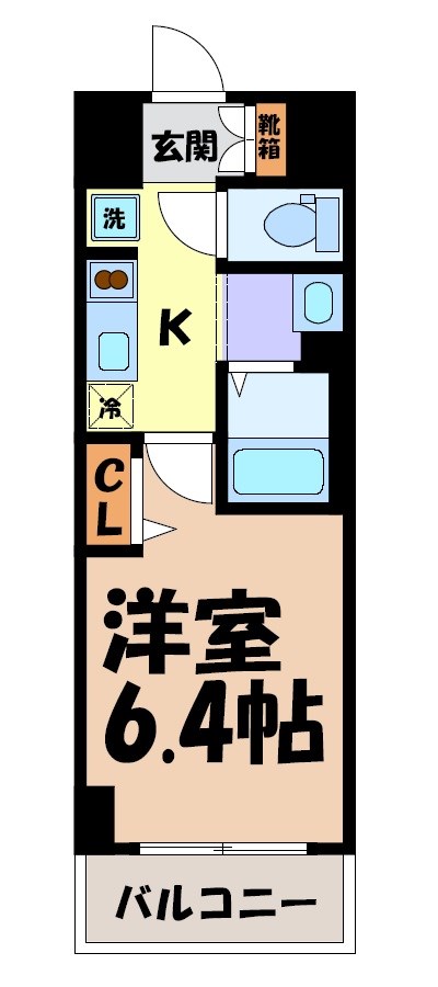 ラグゼナ上前津 間取り図