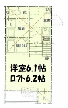 クレール名駅 間取り