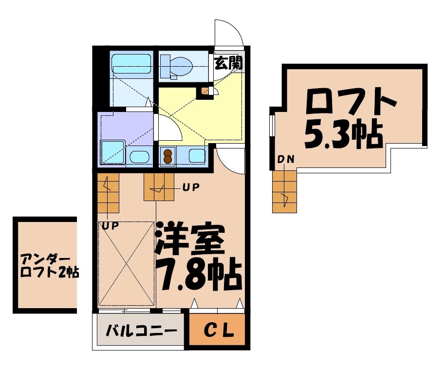 ヴィサージュ新栄 間取り図