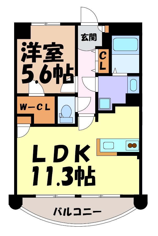さくらHills YAGOTO 間取り図