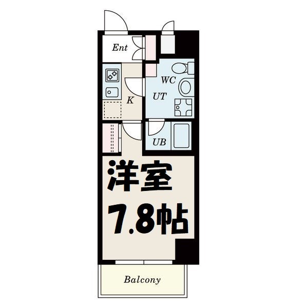 アンビックス・プリア茶屋ヶ坂 間取り図