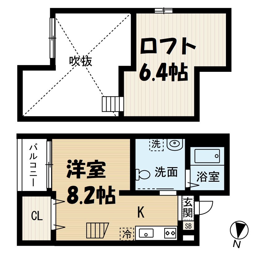 アネックス鶴舞 間取り図