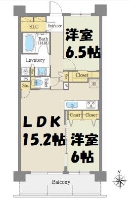 アデグランツ藤が丘 間取り図