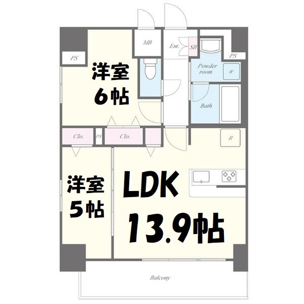グランディール上前津 間取り図