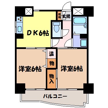 キングスコート今池 間取り図