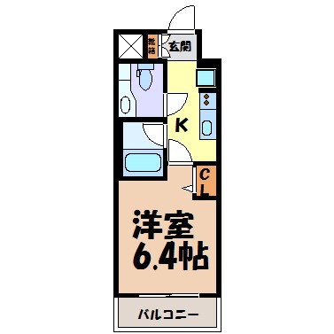 レジディア久屋大通 間取り図
