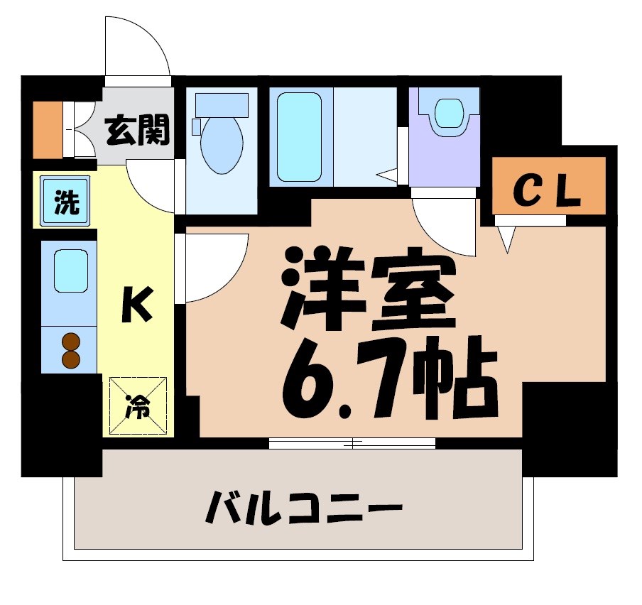 ディアレイシャス今池 間取り図