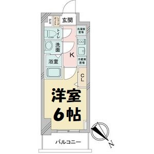 アステリ鶴舞テーセラ 間取り図