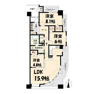 リエトコート丸の内 間取り図