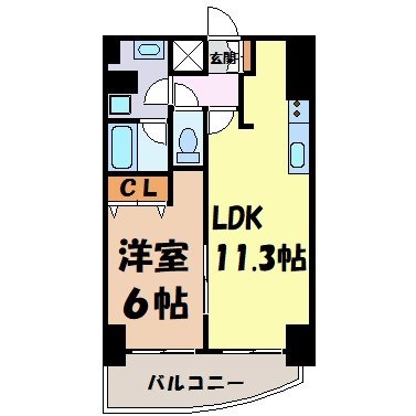 プレサンス泉シティアーク 間取り図