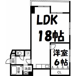 パーク泉 間取り図