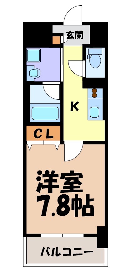 リヴシティ浅間町 間取り図