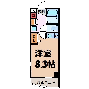 クラージュ474 間取り図