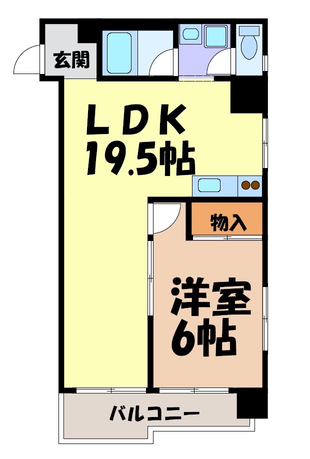 メゾン鶴舞 間取り図