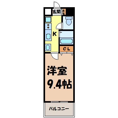 カスタリア志賀本通 間取り図