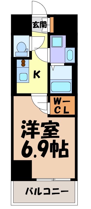 エスリード金山エクセア 間取り図