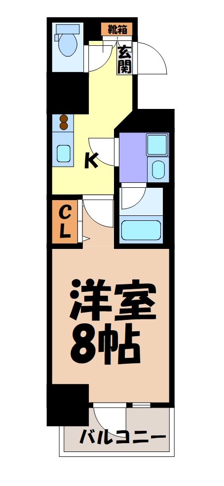 エス・キュート丸の内 間取り図