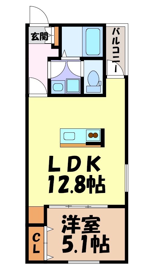 TRYⅡ柳川 間取り図