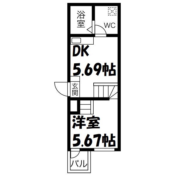 ピアチェーレ新栄 間取り図