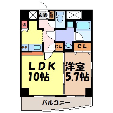 エスポアール千種 間取り図