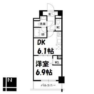 プレスティ則武 間取り図