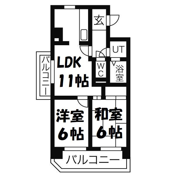 橘ＡＫビル 間取り図