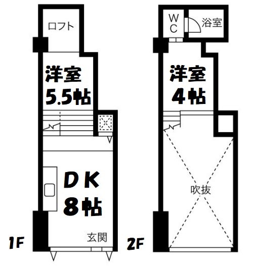 クレイタスパークⅠ 間取り図