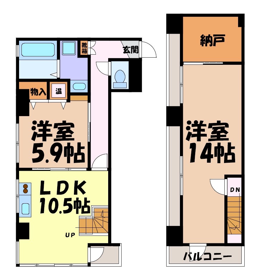 サン・フシミビル 間取り図