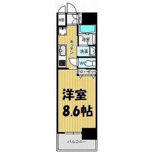セレニティー名駅 間取り図