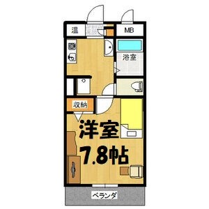 ノーブルハウス吉田 間取り図