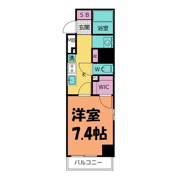 ラグゼナ上前津 間取り図