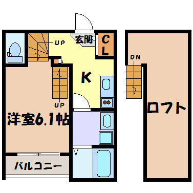 セレーノオオゾネ 間取り図