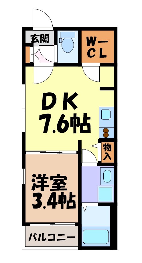 イルフィオーレ 間取り図