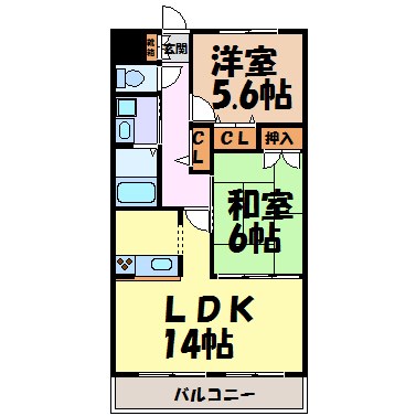 ベルドミール 間取り図